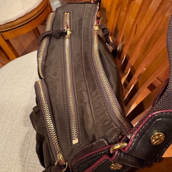 MZ Wallace Brown Bag with Gold Zipper - Picture 4 of 9